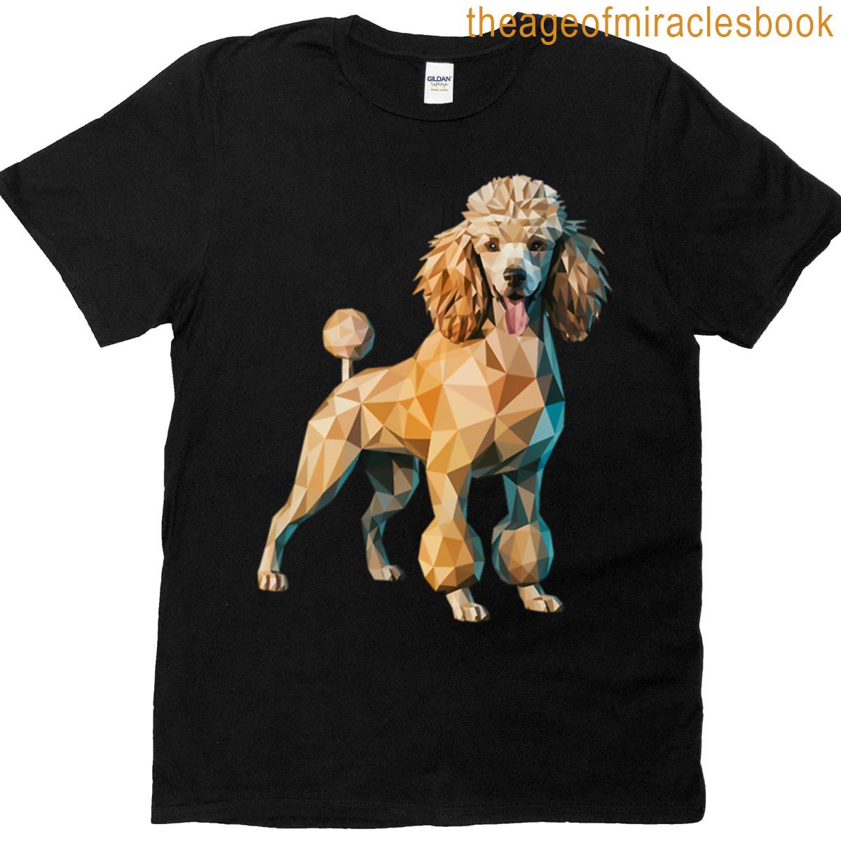 Poodle – Cool Low Poly Logo T-shirt