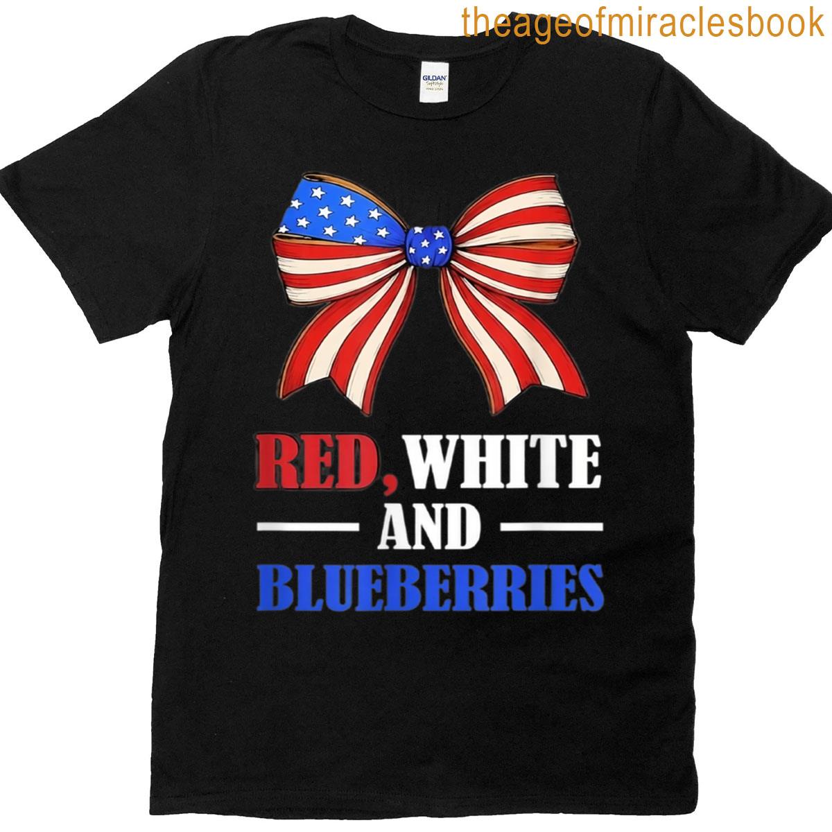 Red White And Blueberries T-shirt