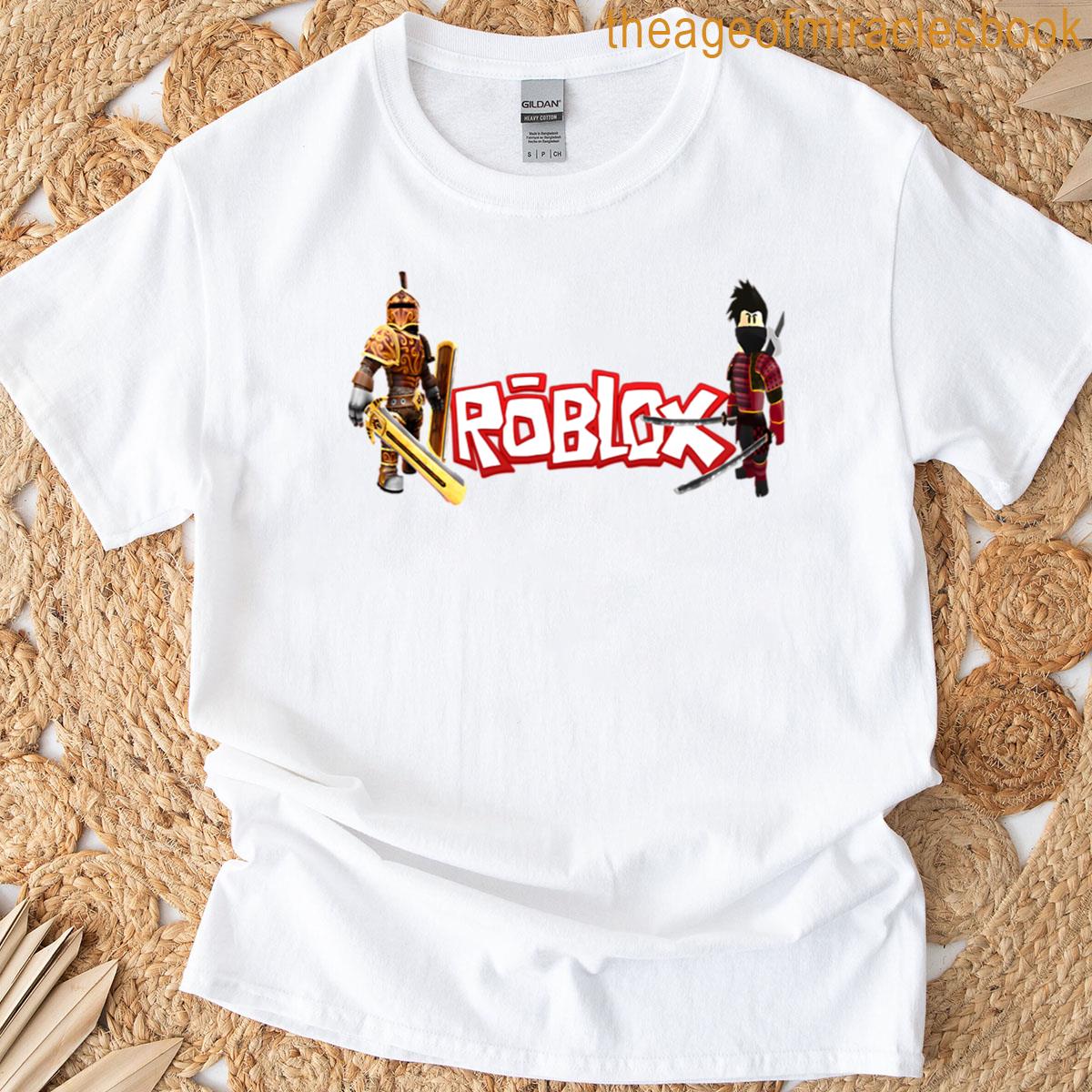 Roblox Logo With Characters T-shirt