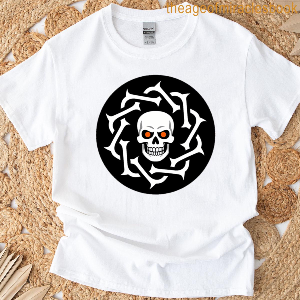 Skull Briar Halloween Logo Oversized T-shirt
