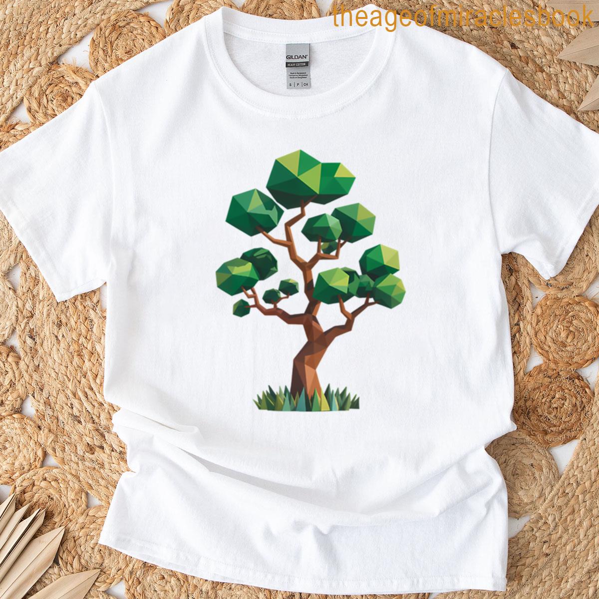 Tree – Cool Low Poly Logo T-shirt
