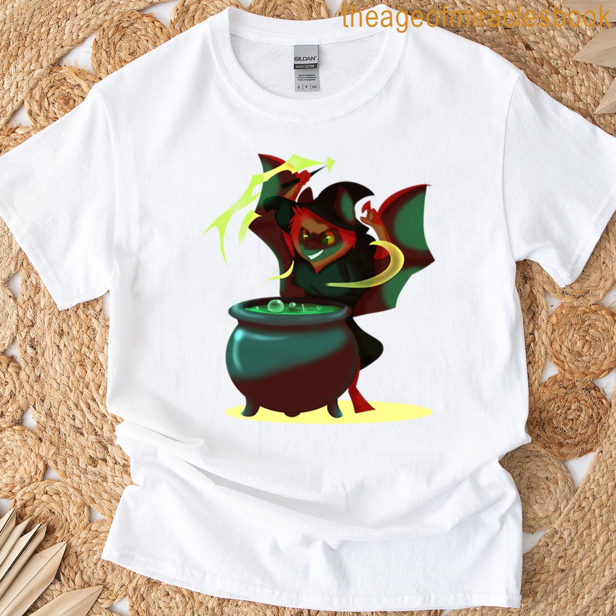 Bat Witch Design T-shirt