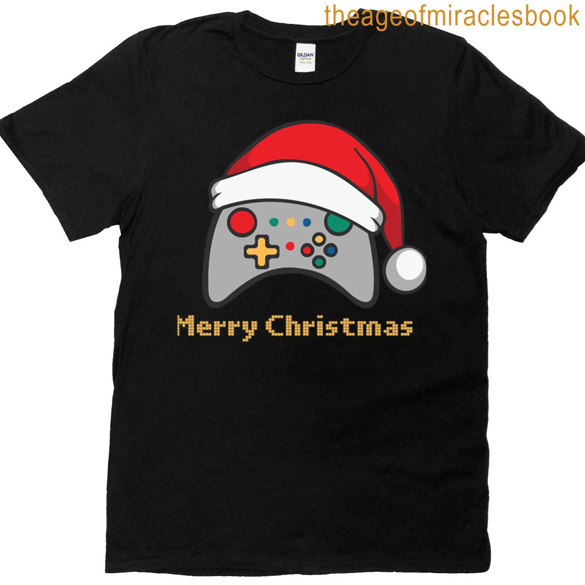 Christmas Game Video Controller Gamer T-shirt