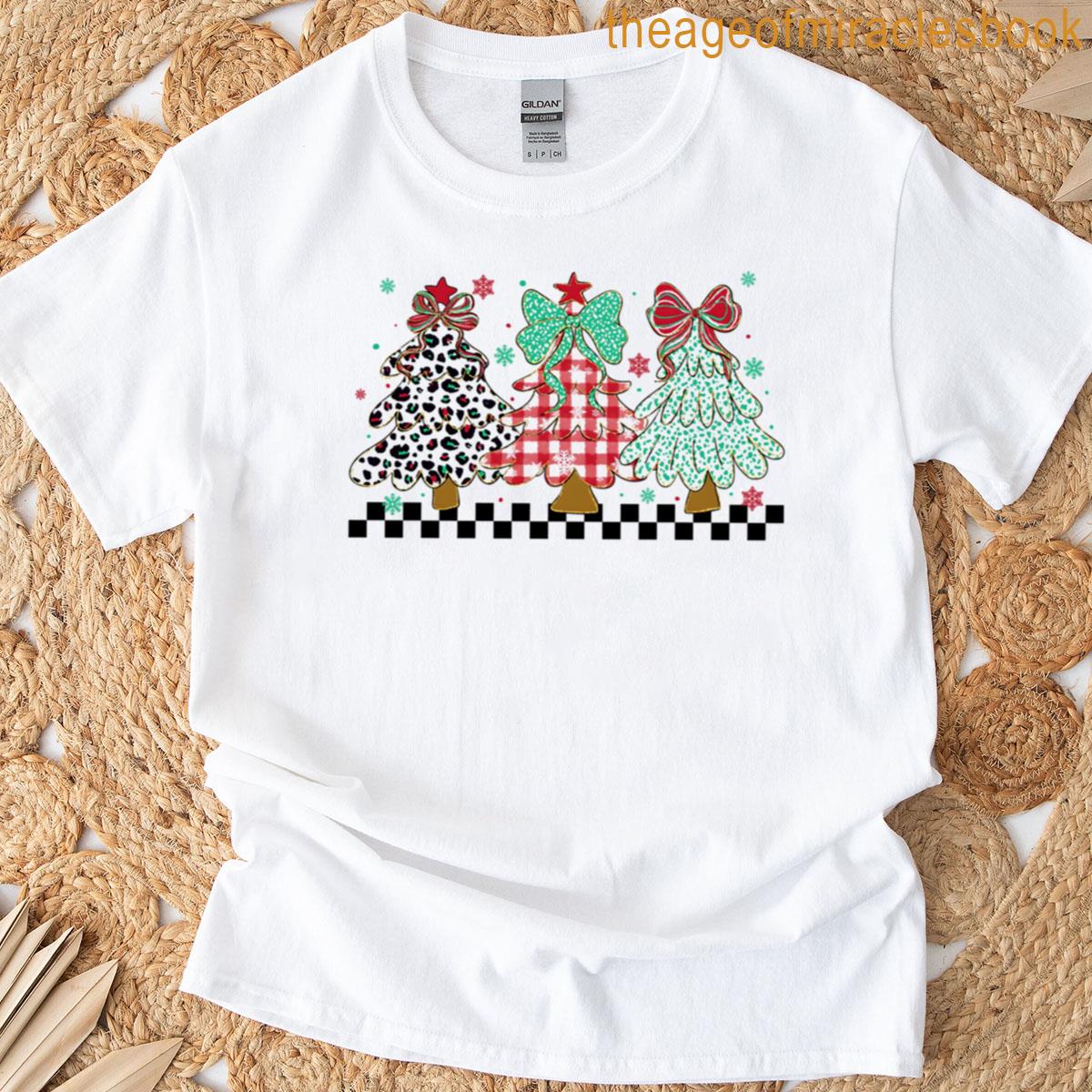 Christmas Tree Bow T-shirt