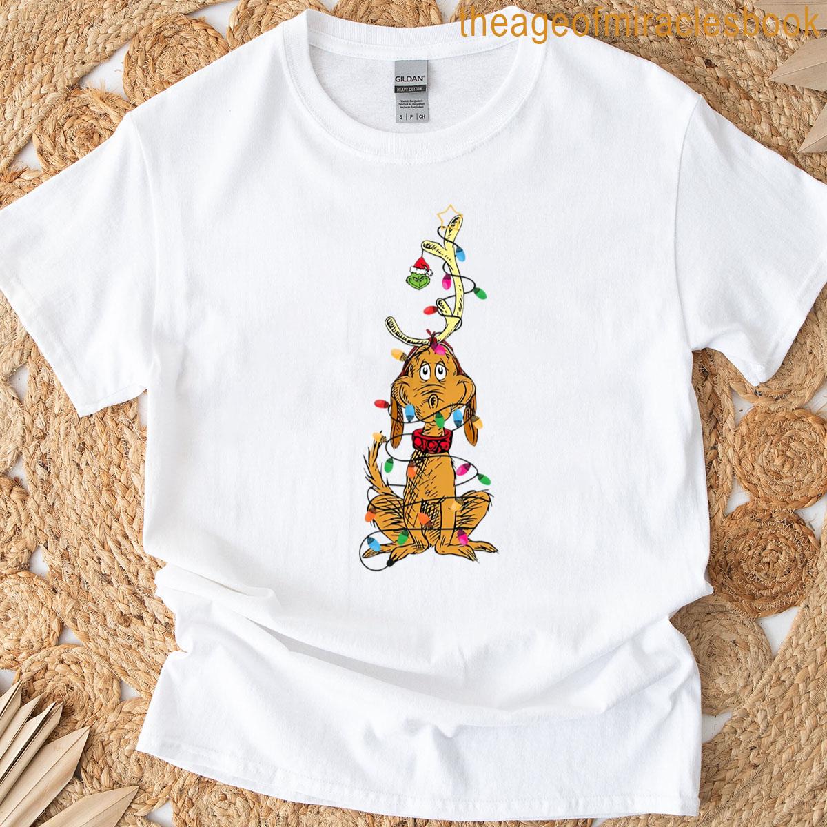 Dog Christmas Light T-shirt