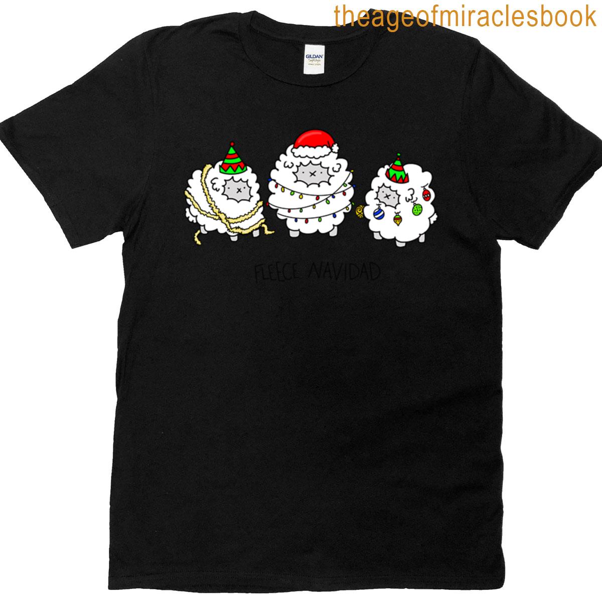 Fleece Navidad Oversized T-shirt
