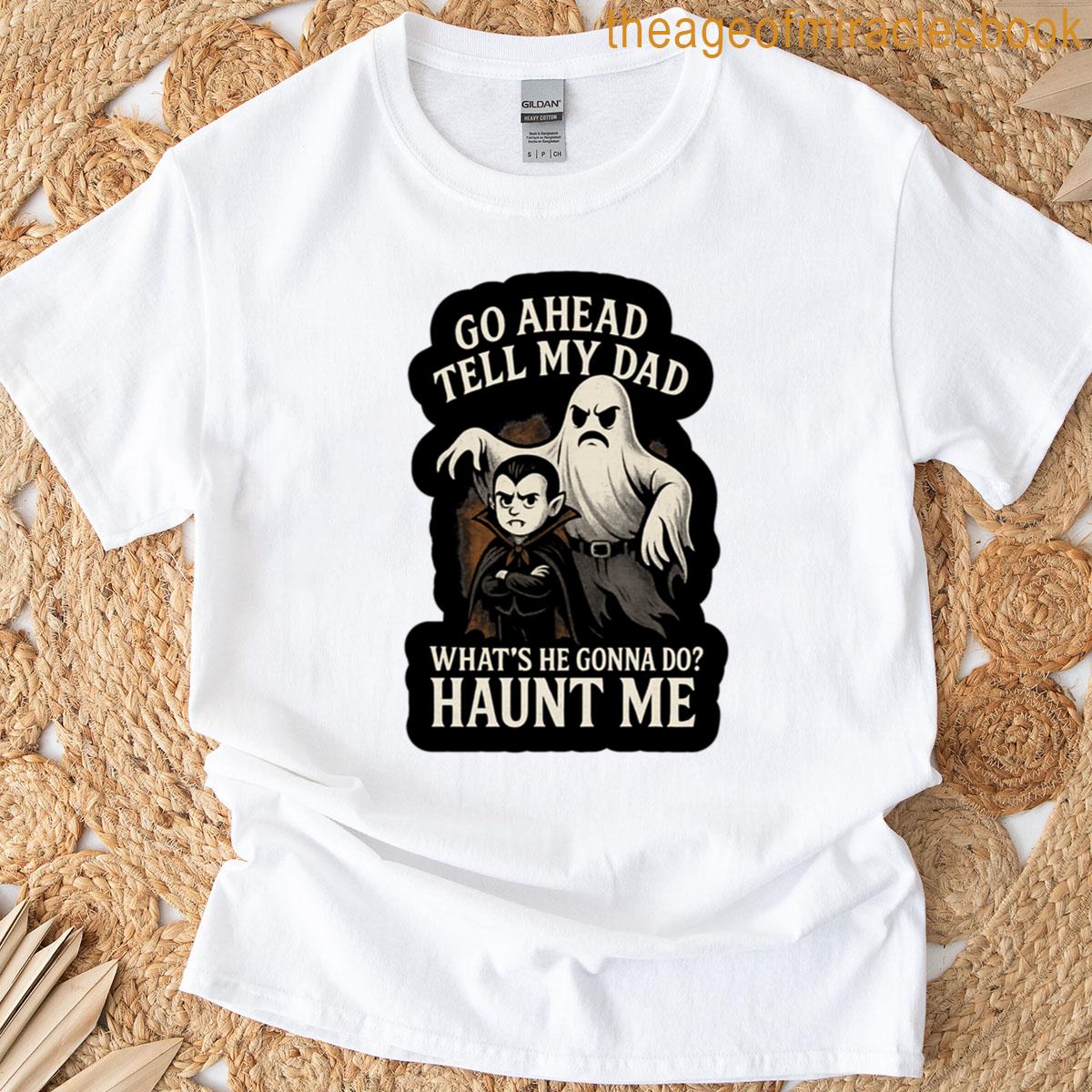 Funny Halloween Vampire Ghost Dad T-shirt