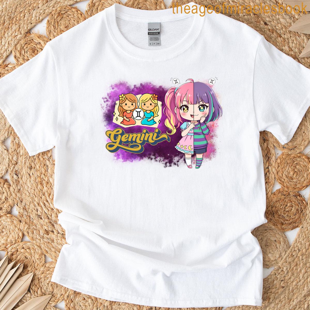 Gemini Zodiac Duality T-shirt
