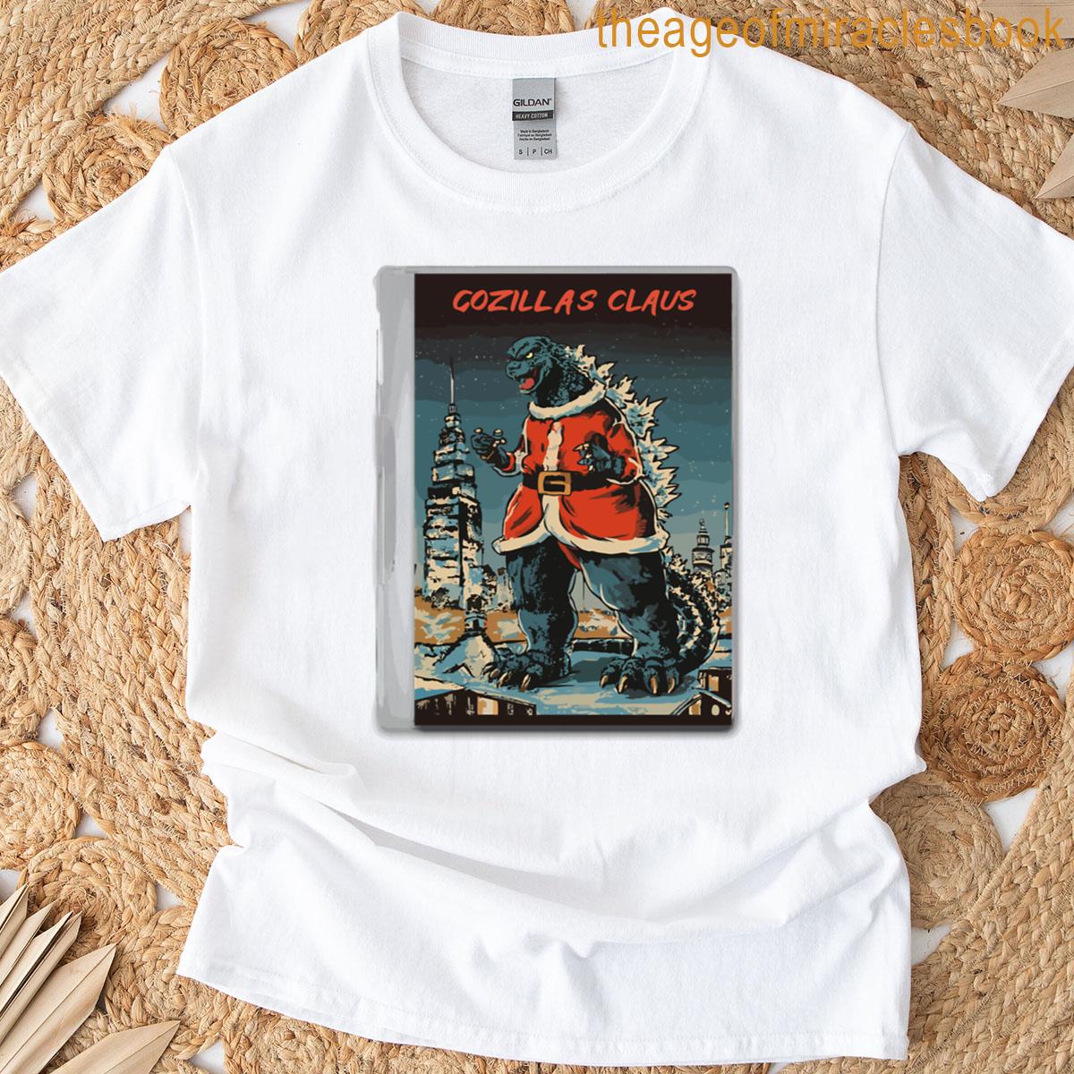 Godzilla Christmas T-shirt