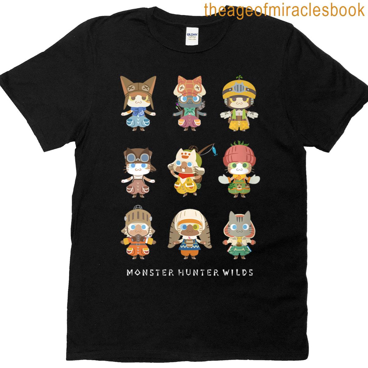 Monster Hunter Wilds Palicosupport Team T-shirt