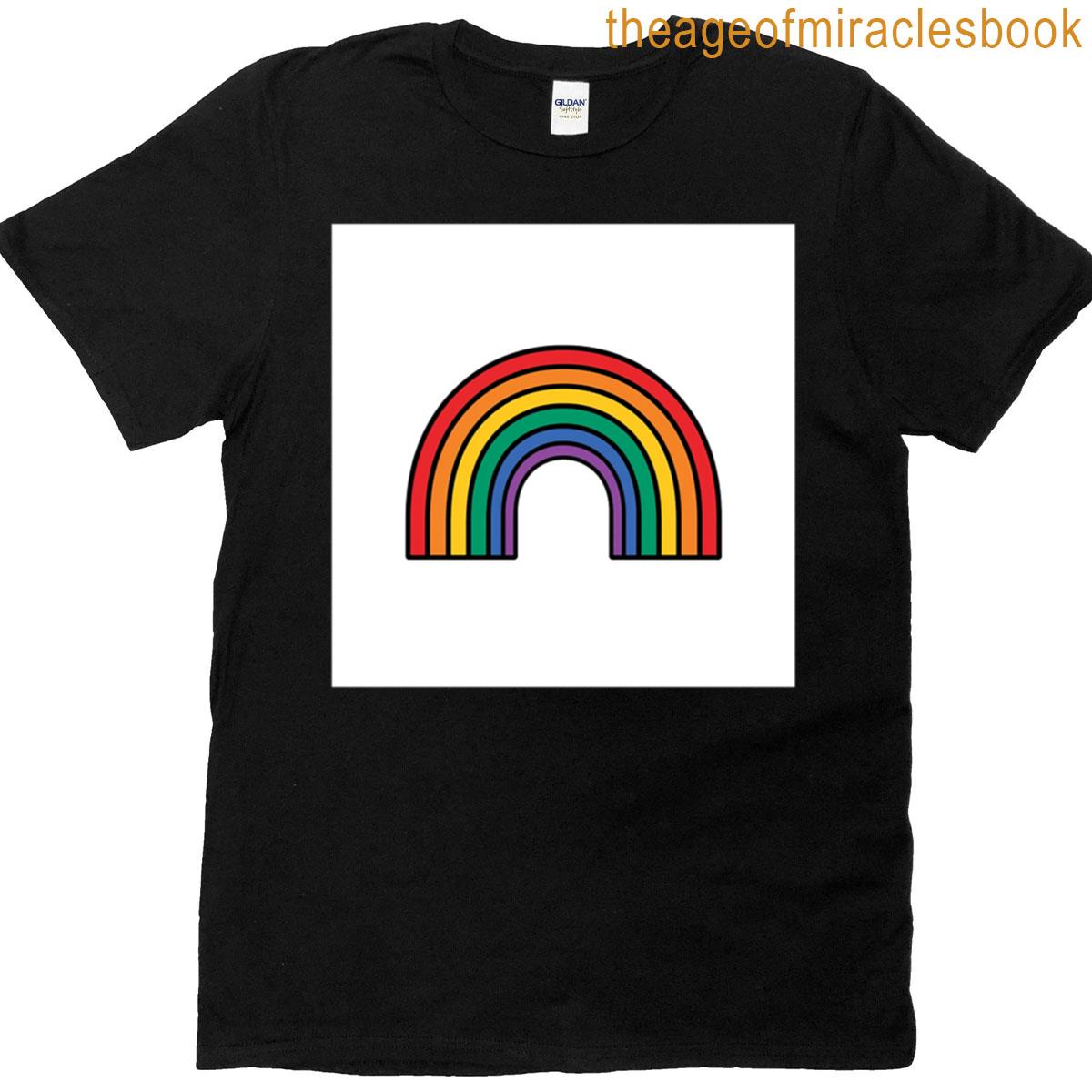 Vibrant Rainbow Arch Design T-shirt