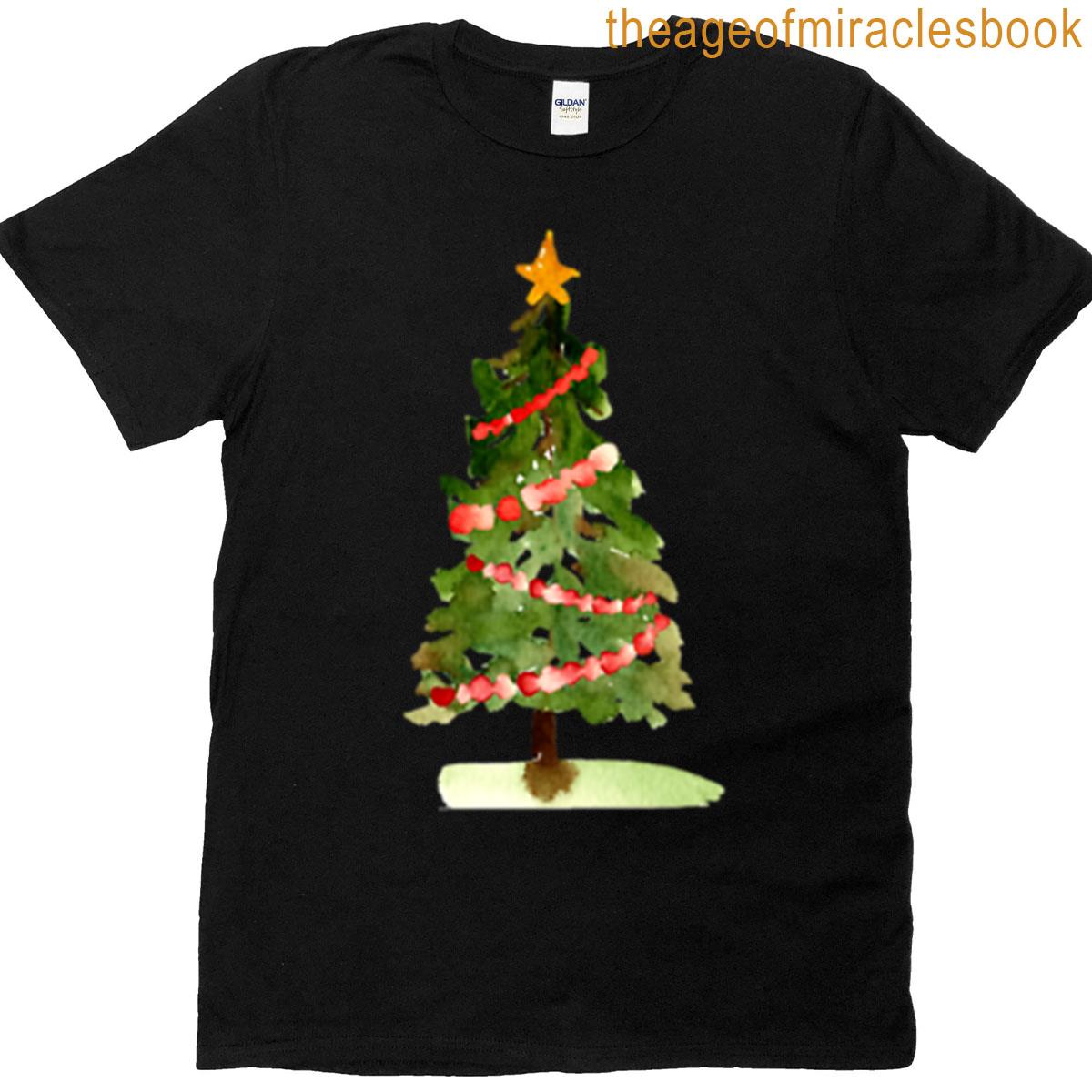 Watercolor Christmas Trees T-shirt