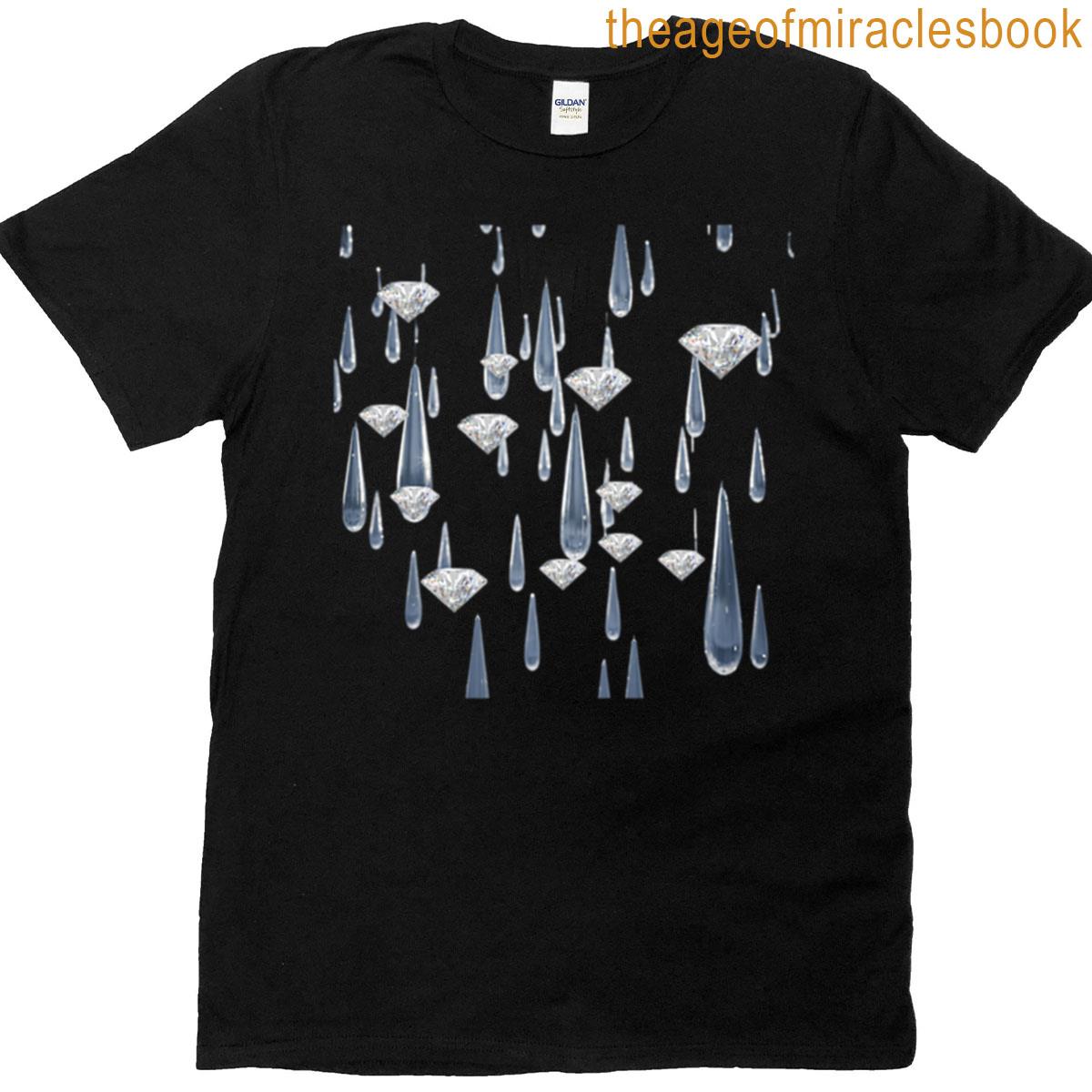 Winter Diamond Rain Elegance T-shirt