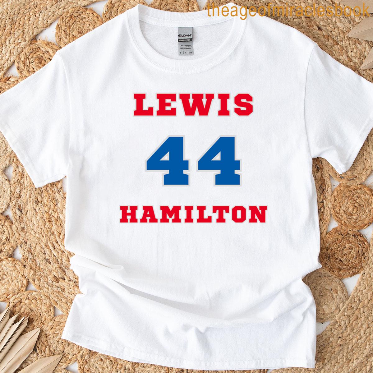 Lewis Hamilton 44 Bold Racing Design T-shirt