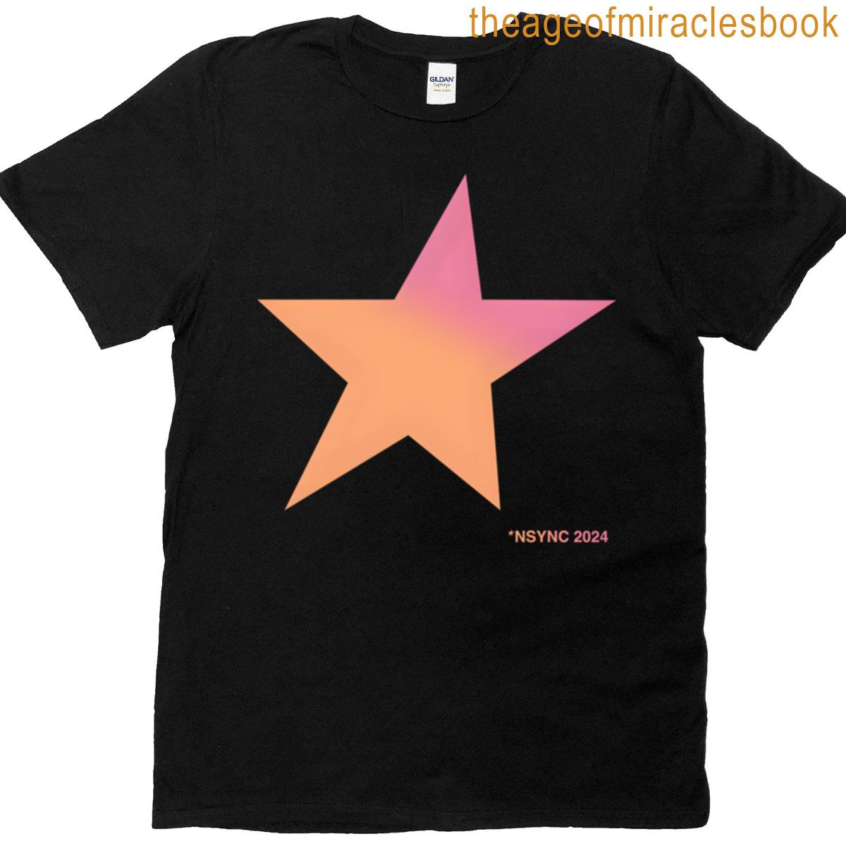 Nsync Merch Logo Star T-shirt