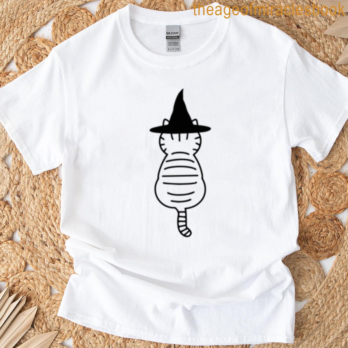 Witch Cat Doodle T-shirt