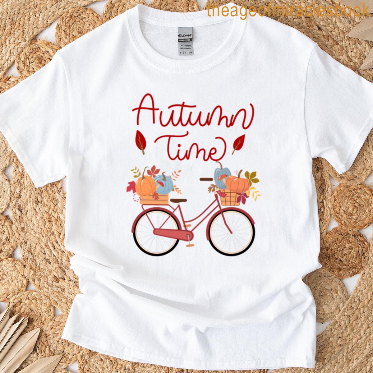 Autumn Time Bicycle Ride T-shirt