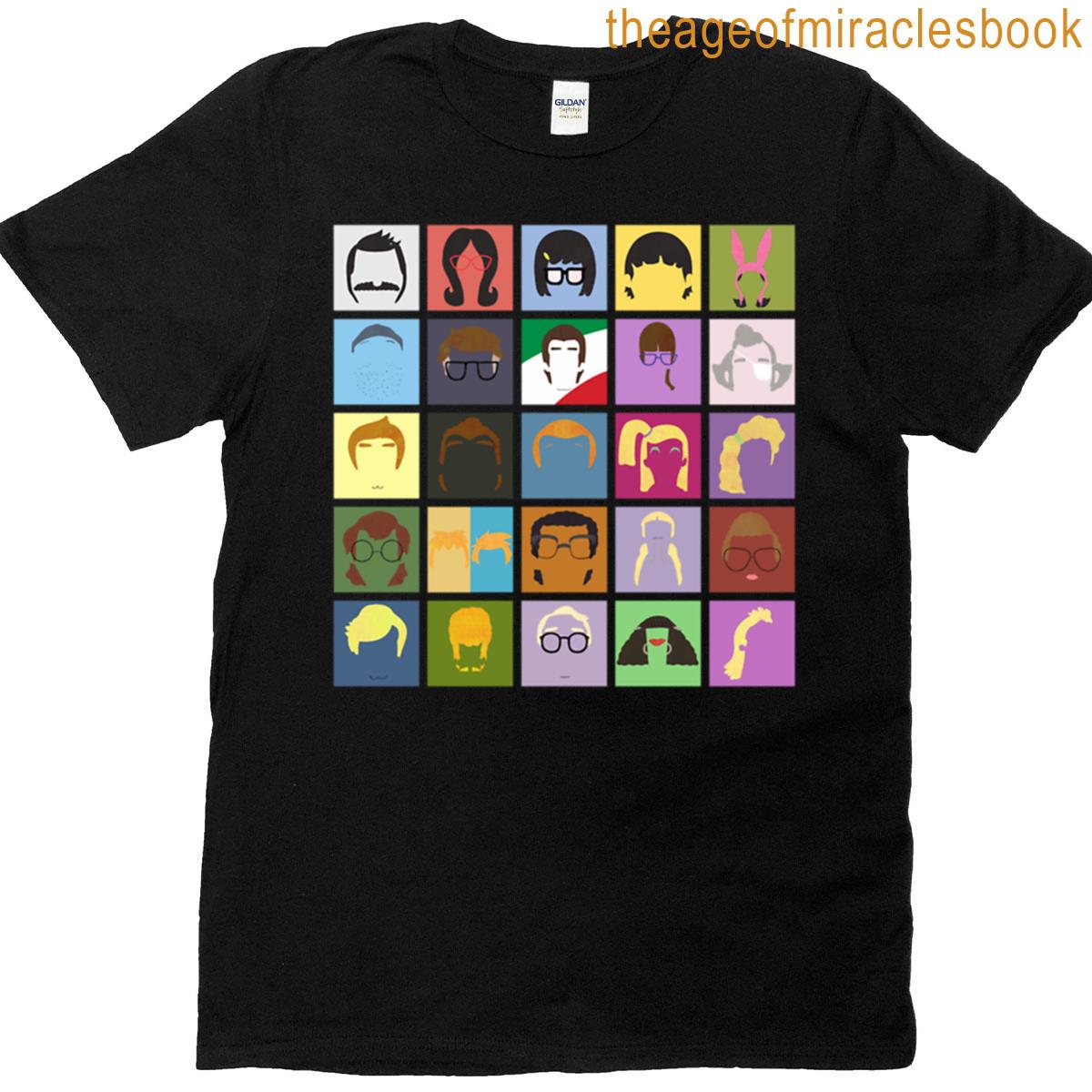 Bobs Burgers Characters T-shirt