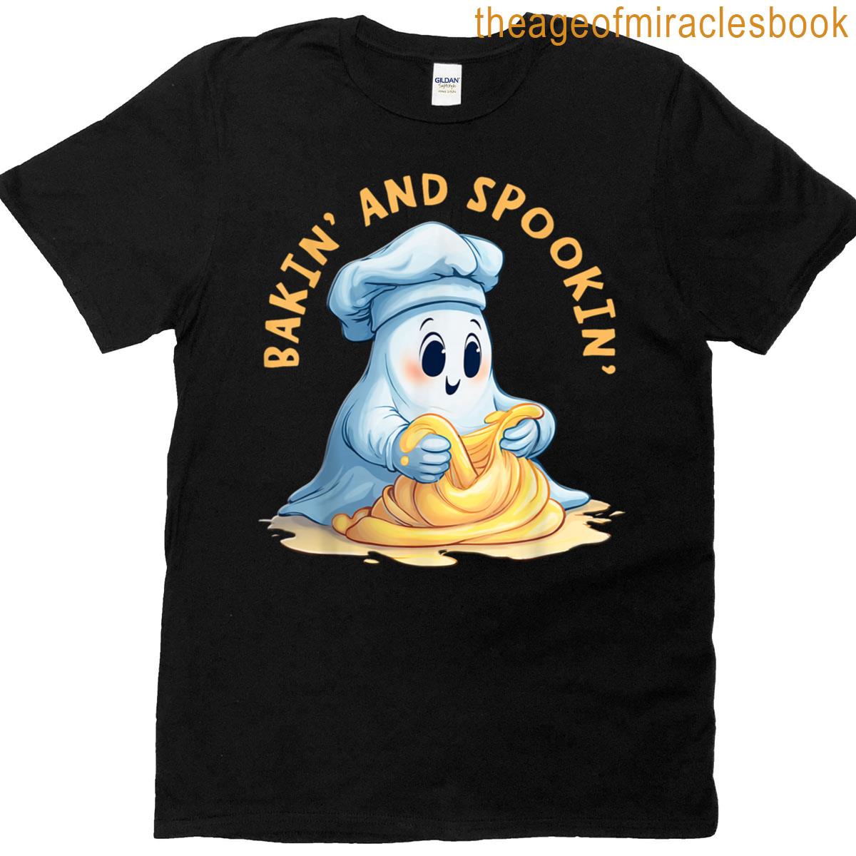 Funny Cute Halloween Baking T-shirt