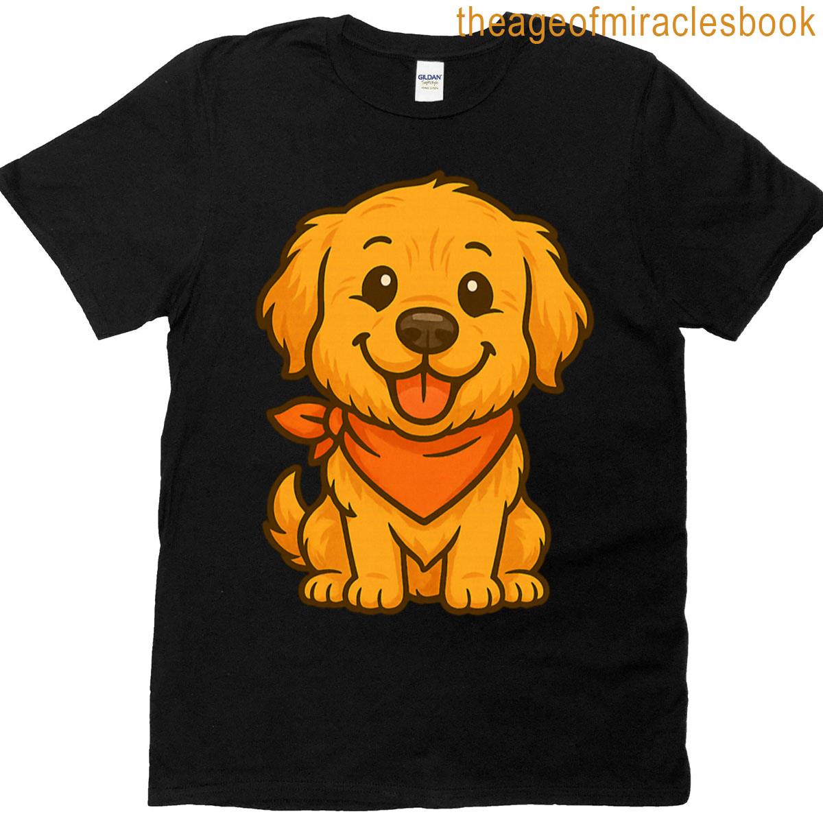 Golden Retriever Chibi T-shirt