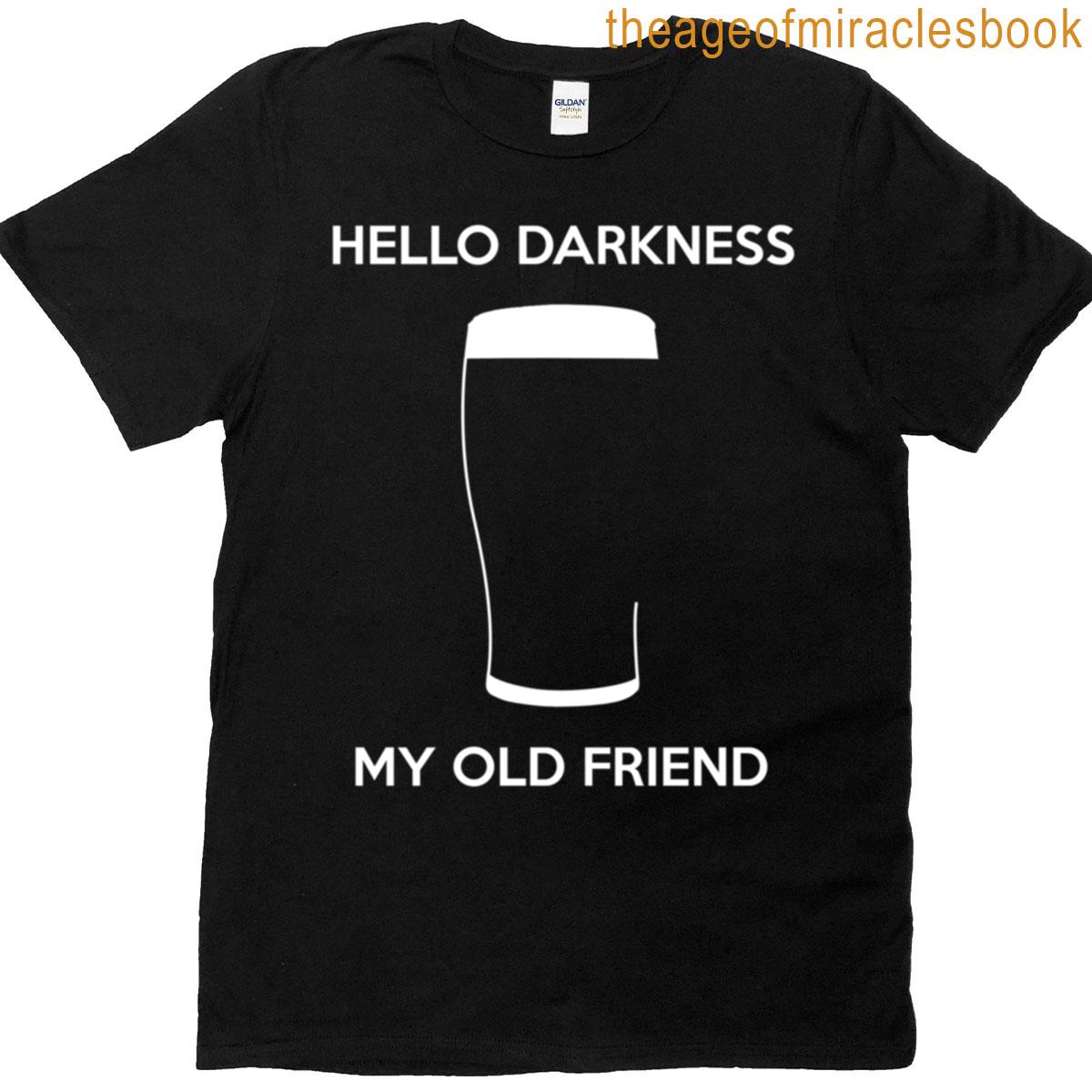 Hello Darkness My Old Friend – Draught Beer T-shirt