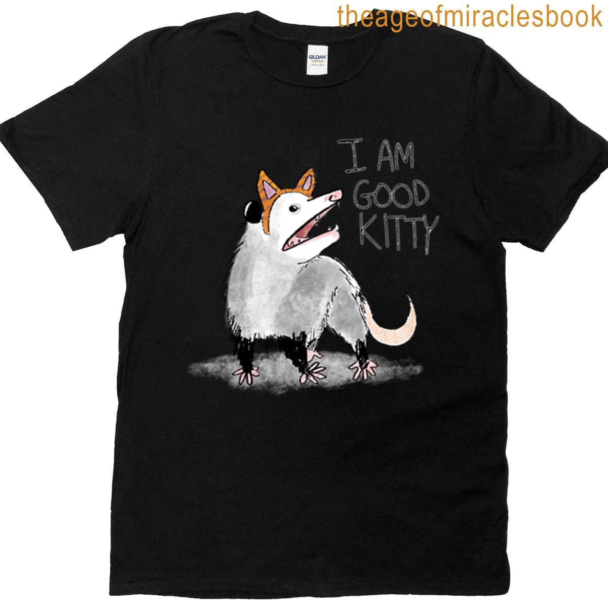 I Am Good Kitty Design T-shirt