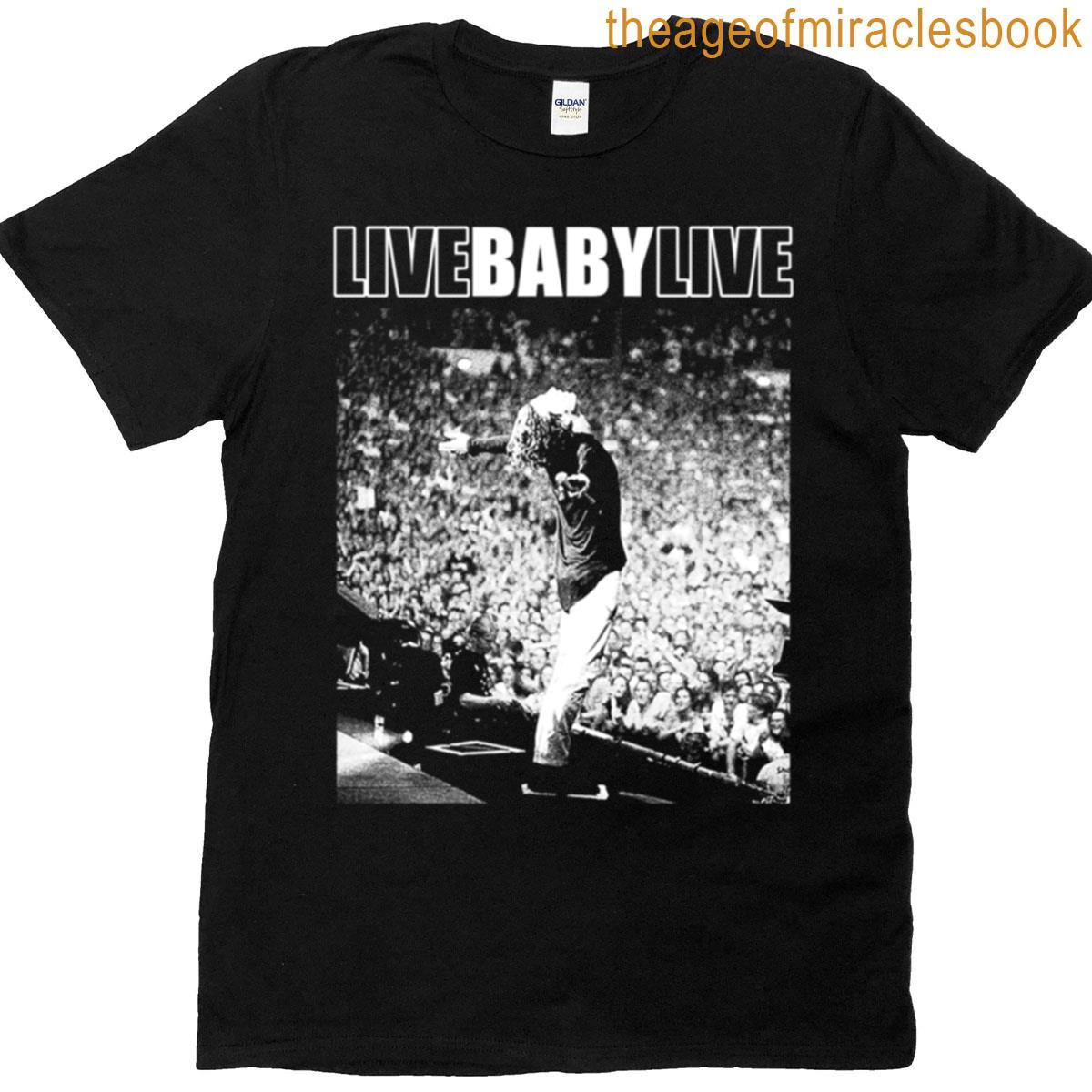 Inxs Live Baby Live Halftone T-shirt