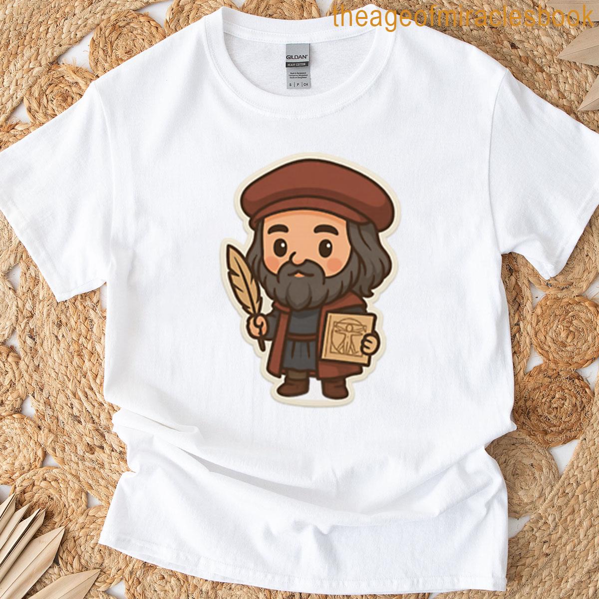 Leonardo Da Vinci Chibi T-shirt