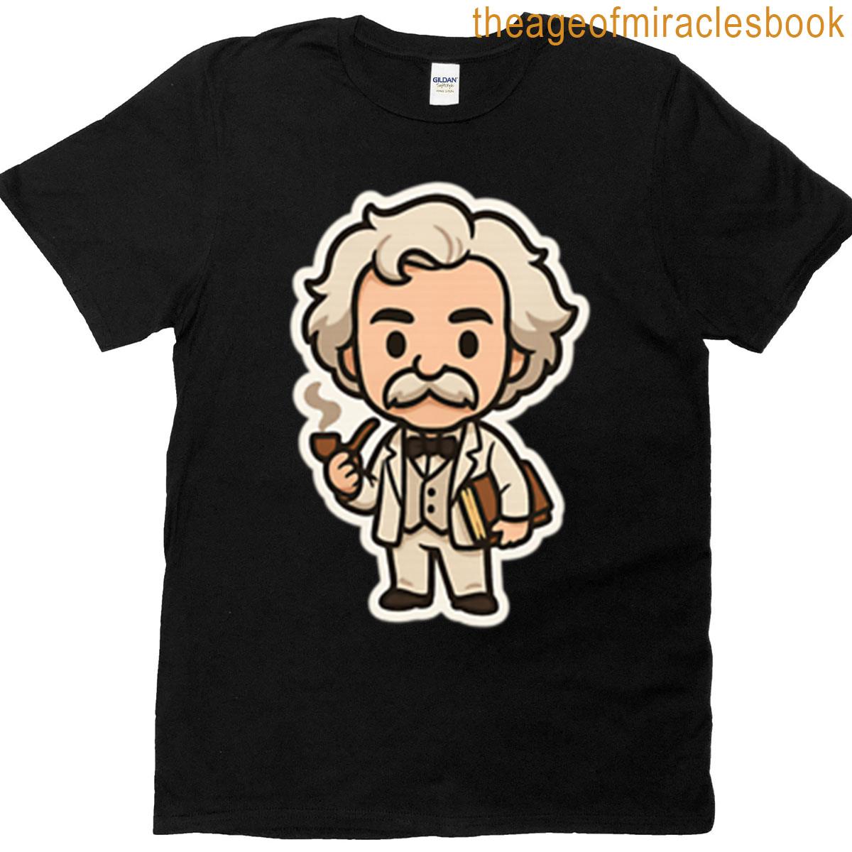 Mark Twain Chibi T-shirt