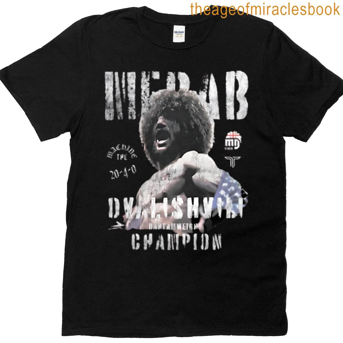 Merab Dvalishvili Champion Lights T-shirt