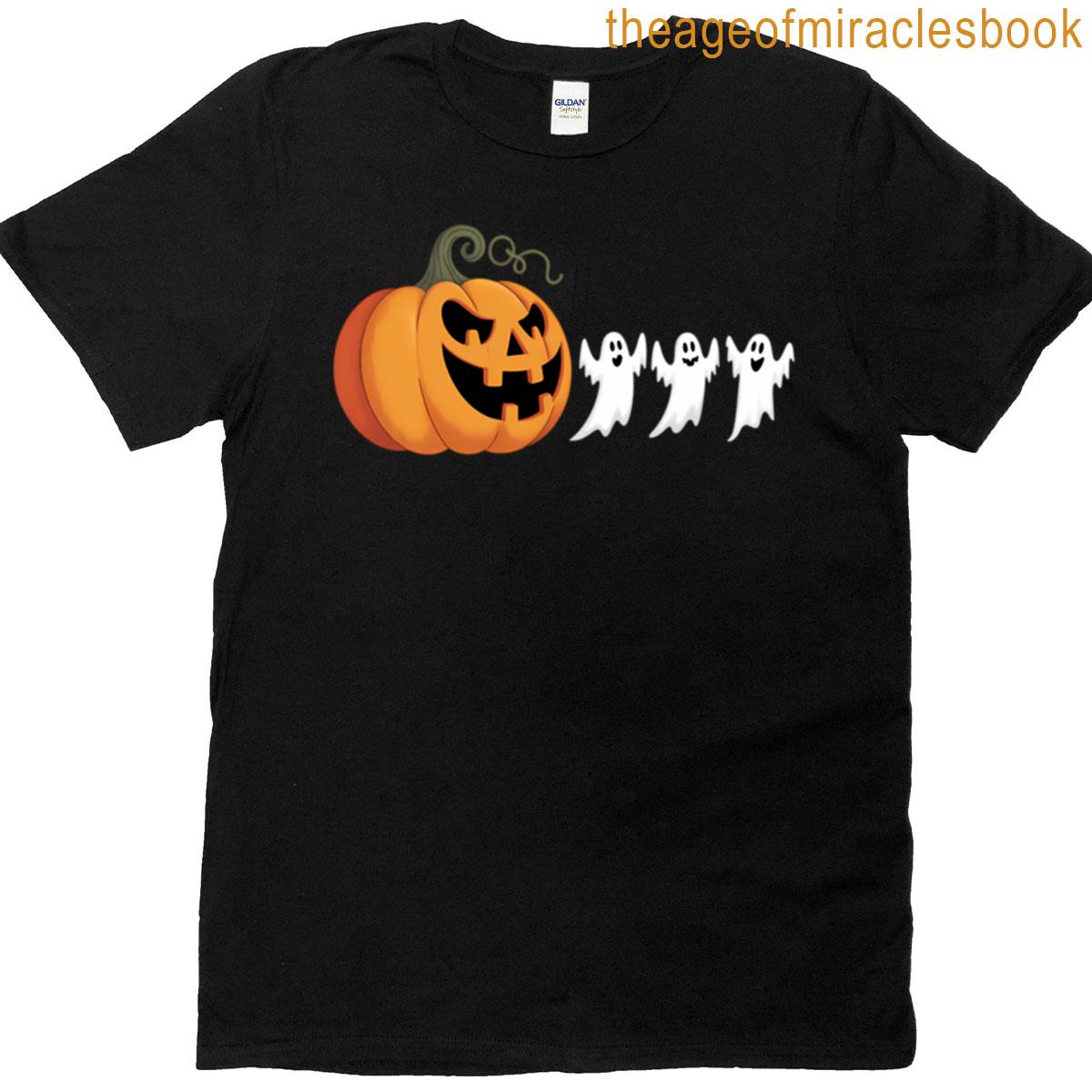 Pumpkin Boo Spooky Ghost T-shirt