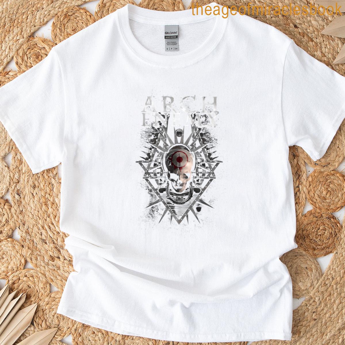 Retro Artwork With Vibrant Energy Featuring Arch Enemy T-shirt