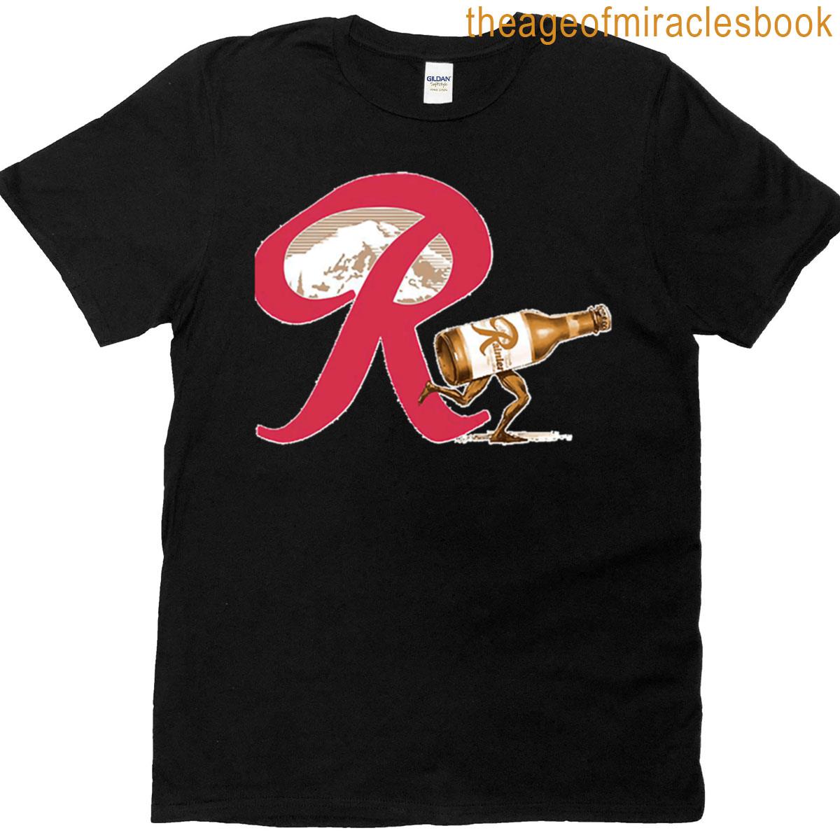 Retro Brewery Rainier Logos T-shirt