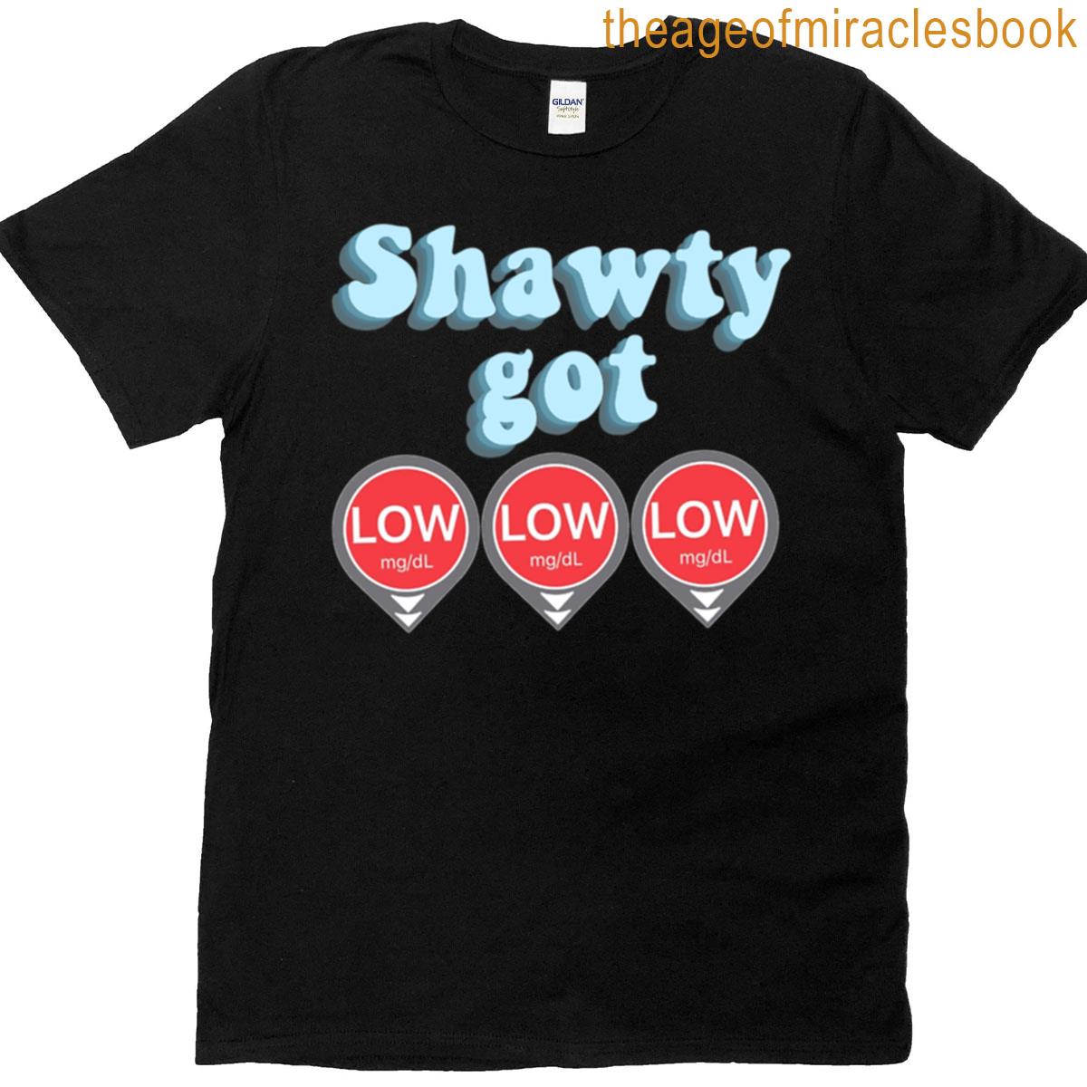Shawty Got Low Low Low – Blue T-shirt