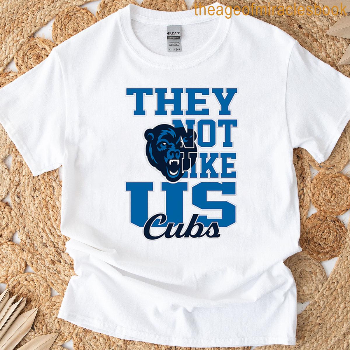 They Not Like Us Chicago Cubs T-shirt