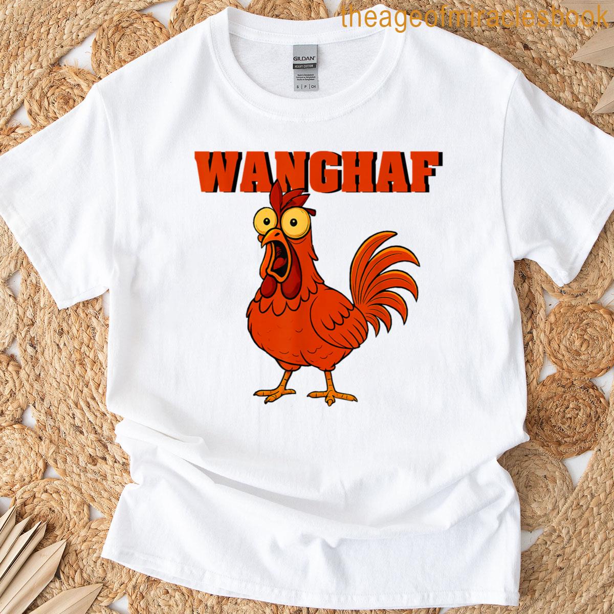 Wanghaf Meme Chicken Funny Tee T-shirt
