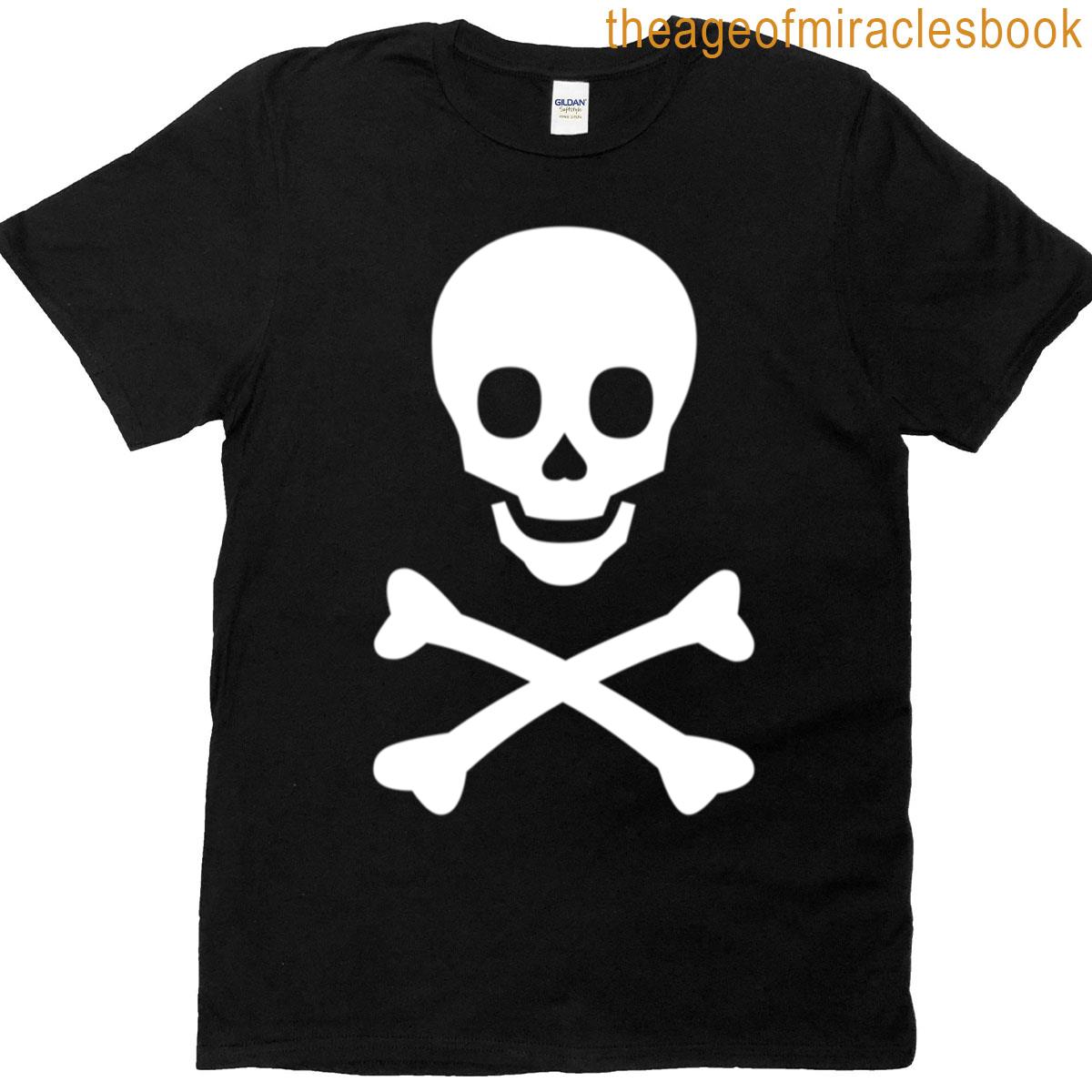 White Skull And Cross Bones T-shirt