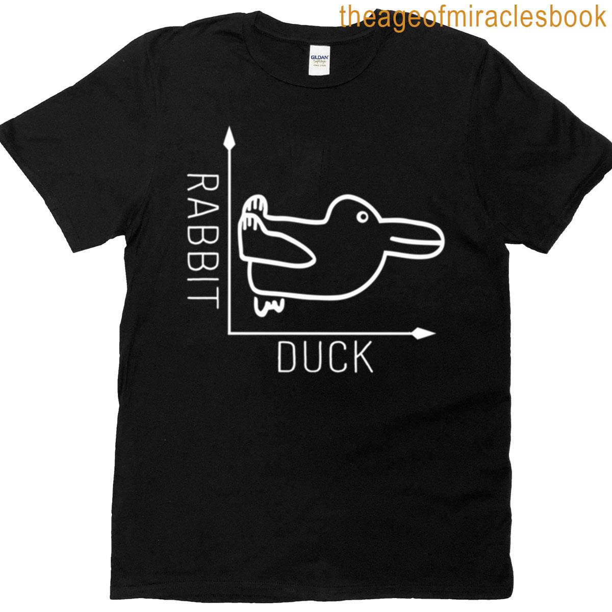 Wittgenstein Rabbit Duck Illusion T-shirt