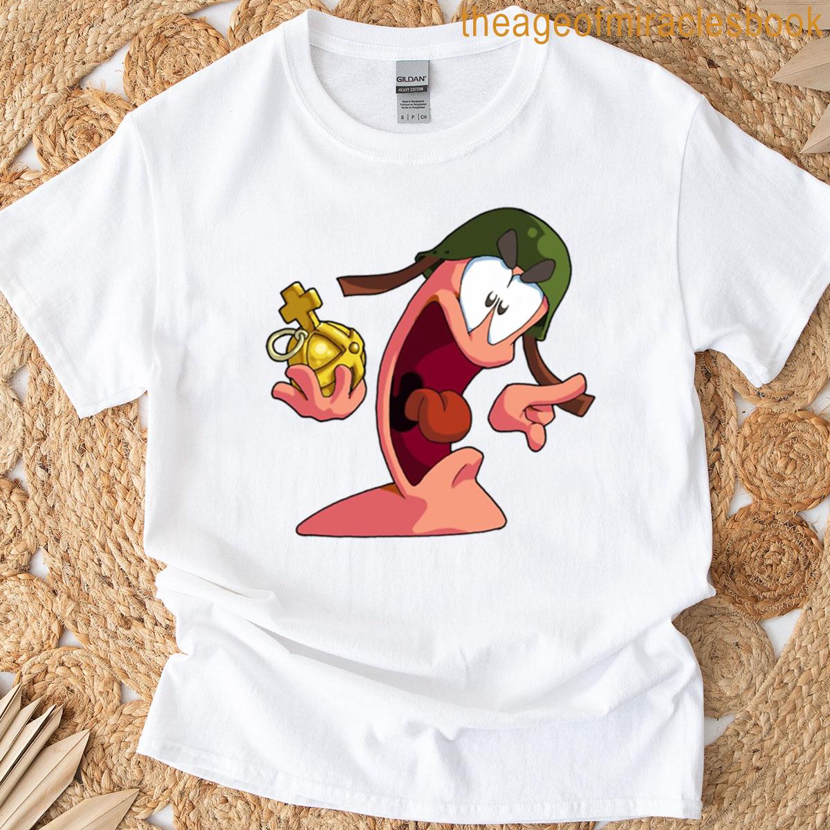 Worms Game Gaming Gamer T-shirt