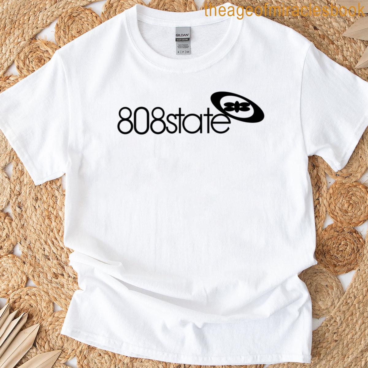 808 State – Plain Black T-shirt