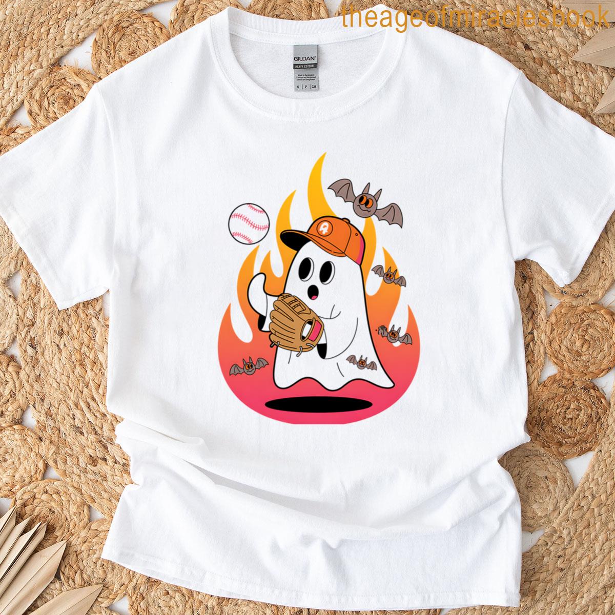 Baseball Ghost With Bat T-shirt