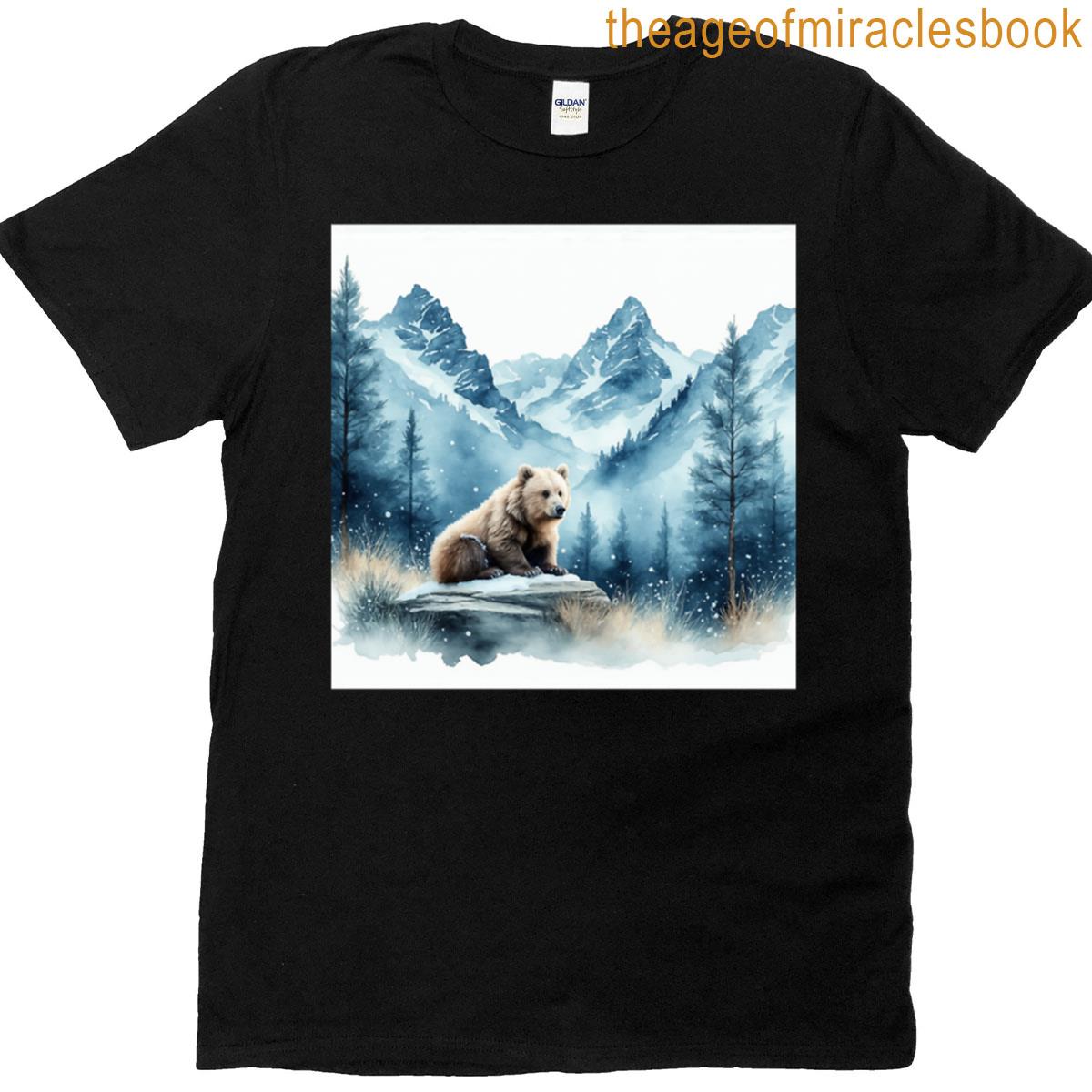 Bear Among Pine Trees T-shirt