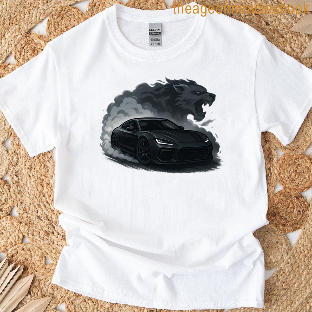 Black Supercar Wolf T-shirt