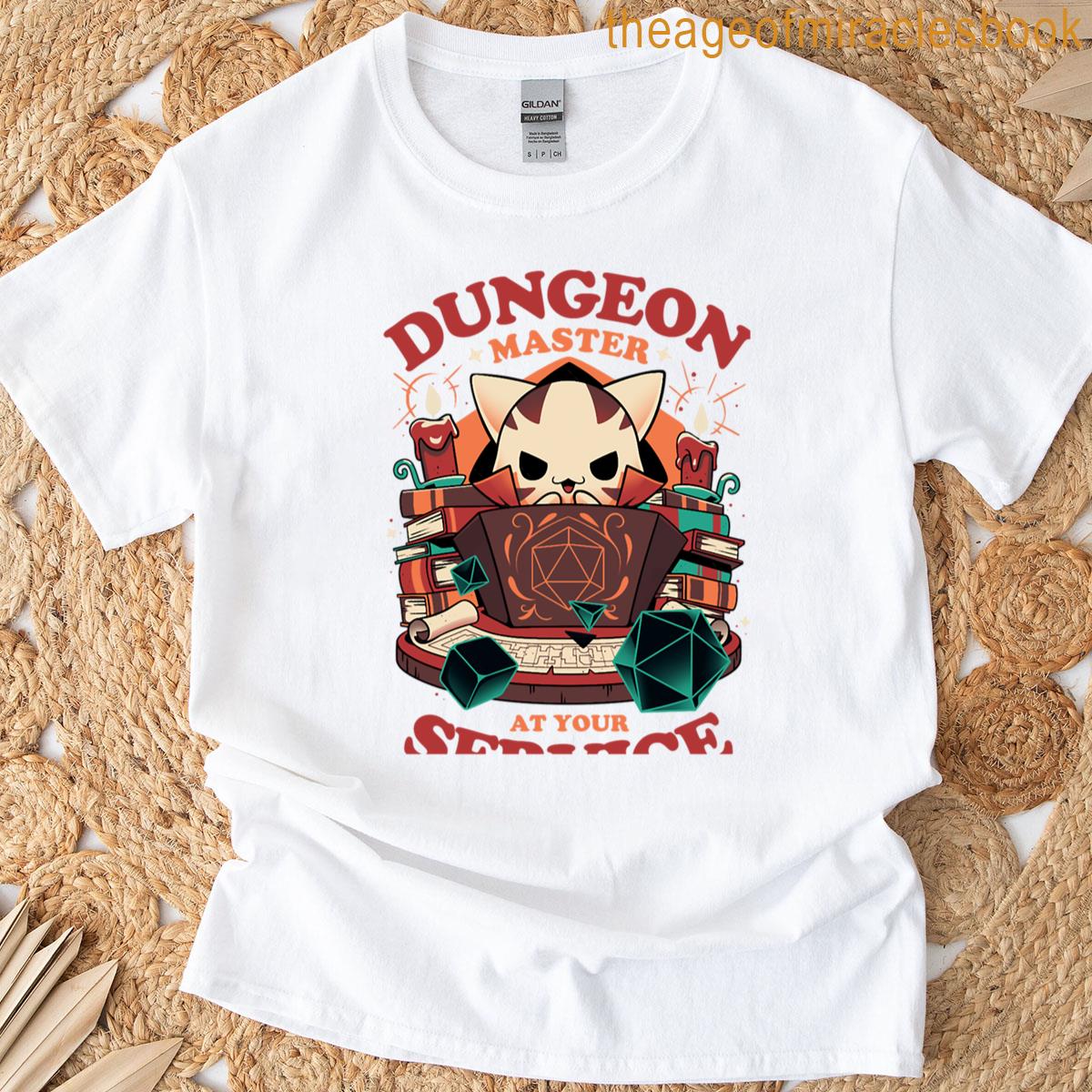 Dungeon Masters Call – Evil Cat Gamer T-shirt
