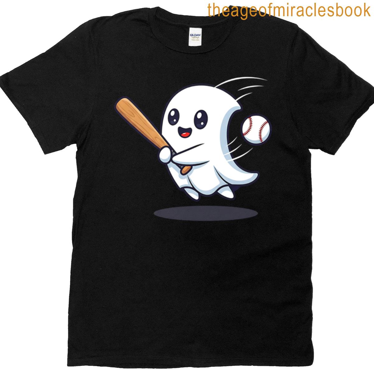 Ghost Playing Baseball T-shirt