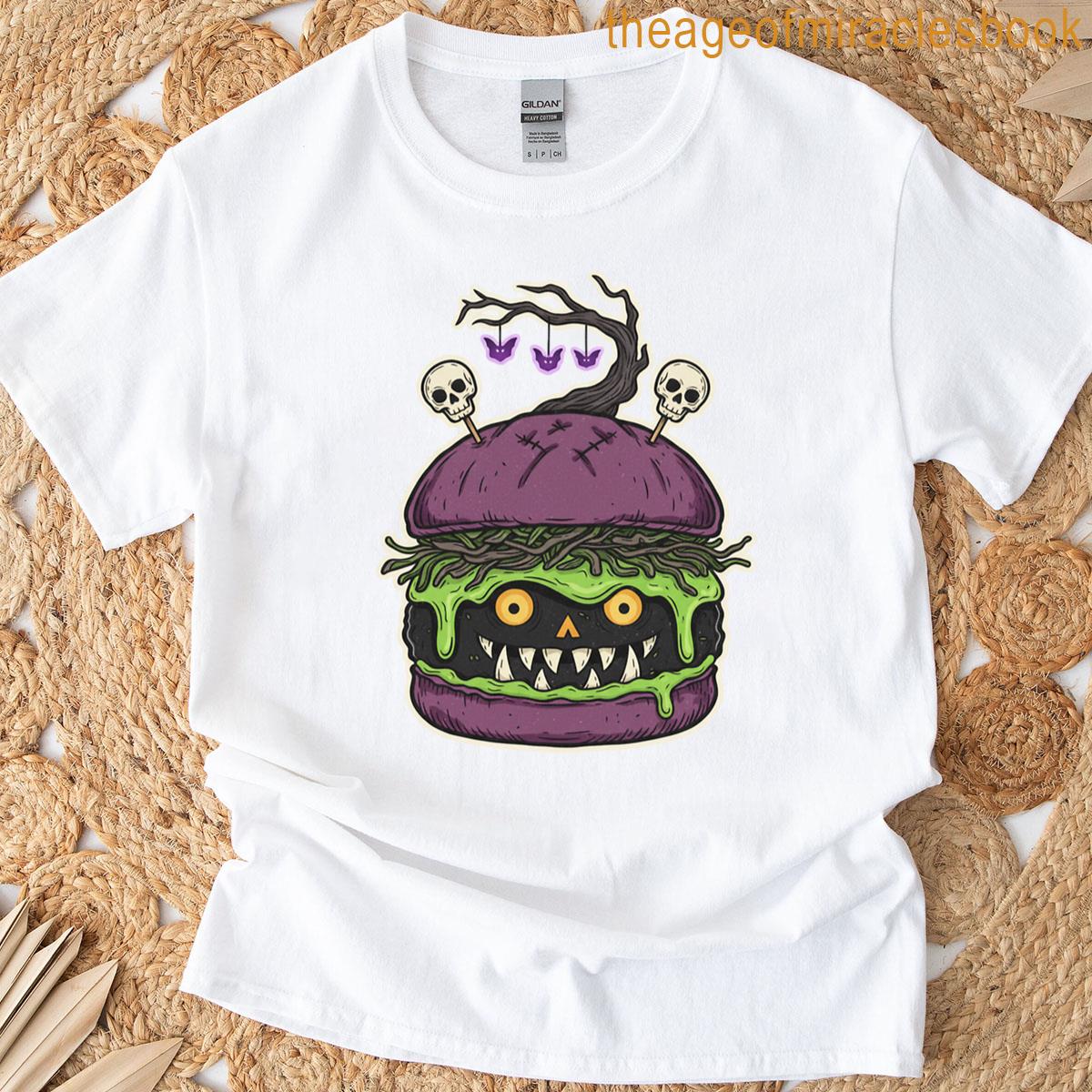 Halloween Burger Extra Spooky T-shirt