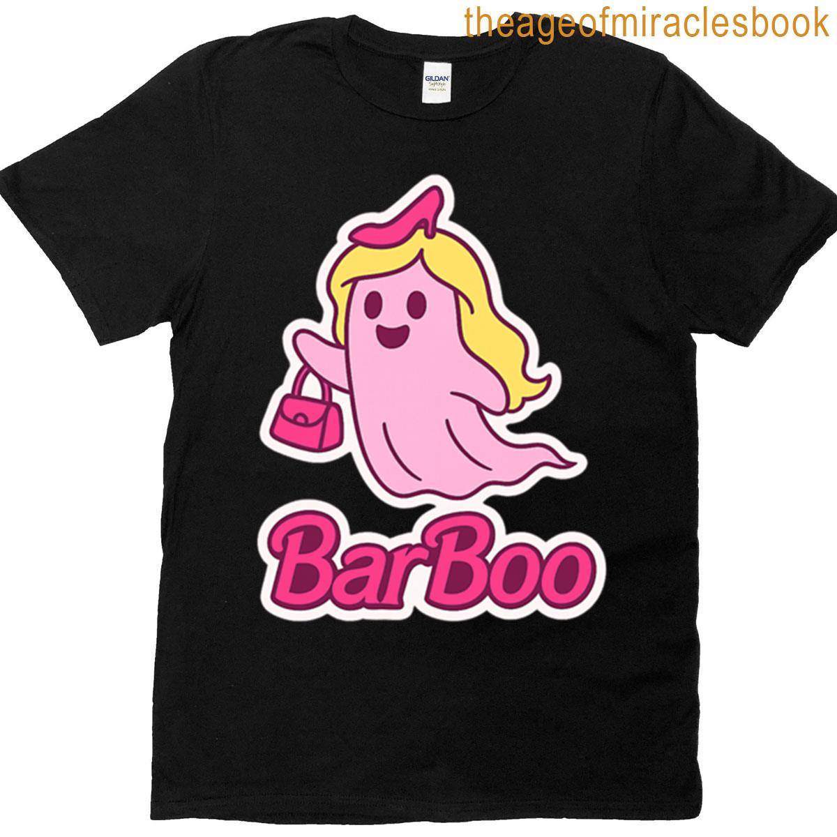 Pink Halloween Decor Cute Ghost Sticker T-shirt