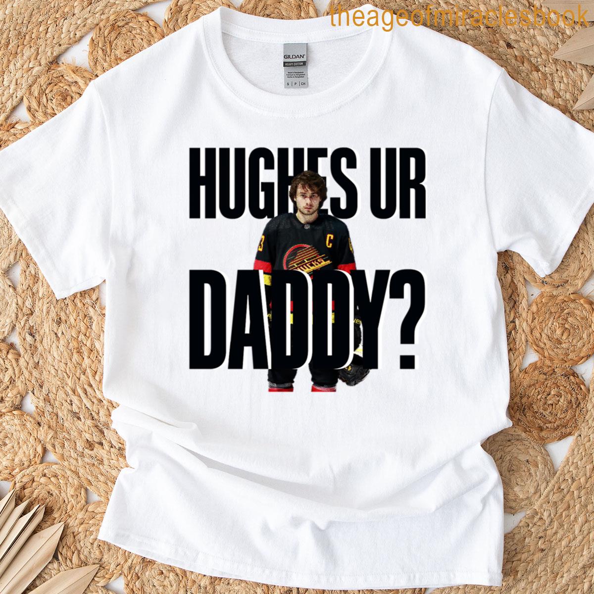 Quinn Hughes Daddy Flag T-shirt