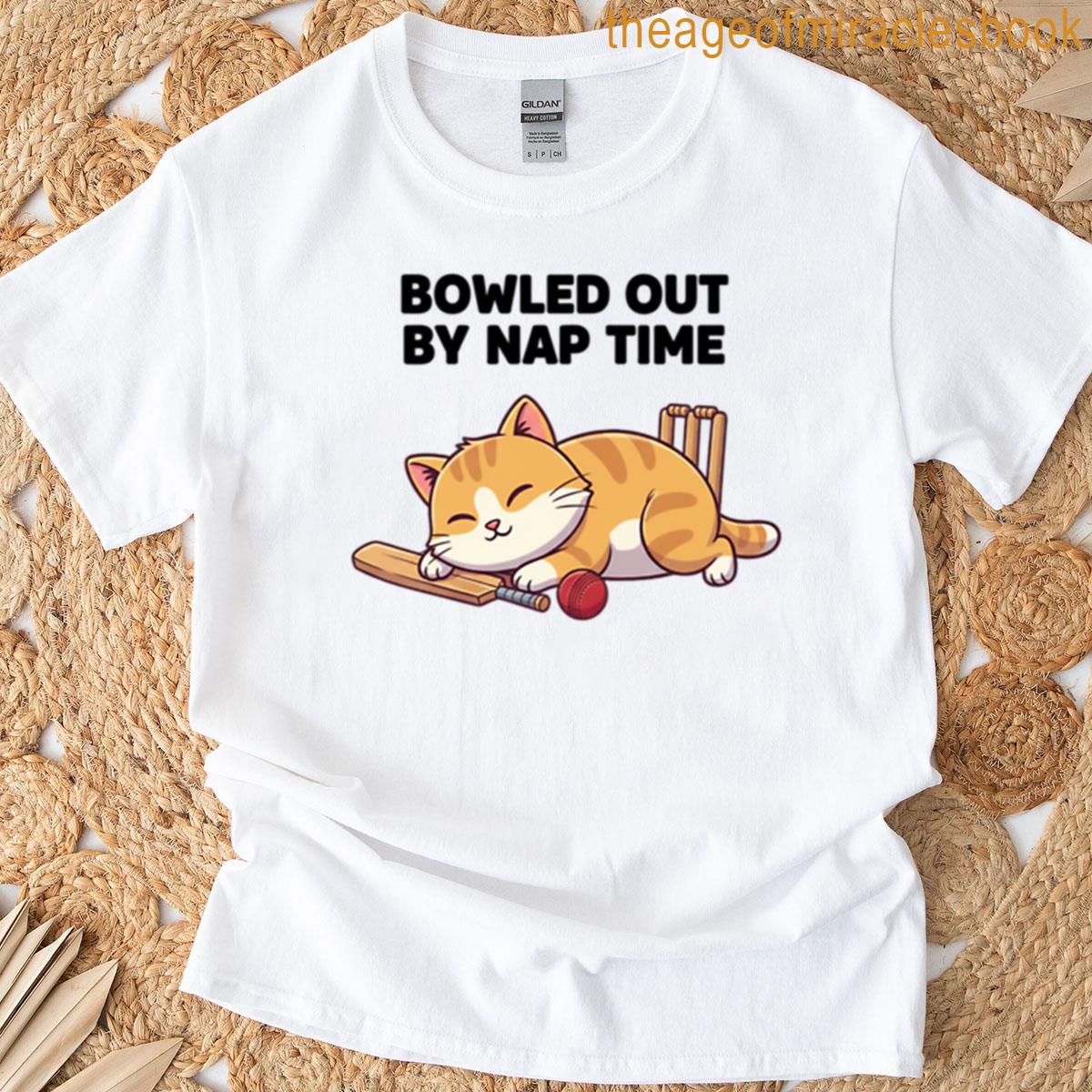 The Sleepy Cricketer Kitten T-shirt