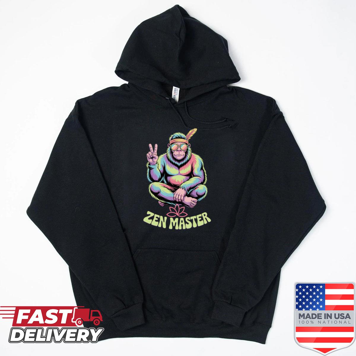 Alternative view of Bigfoot The Zen Master Shirt